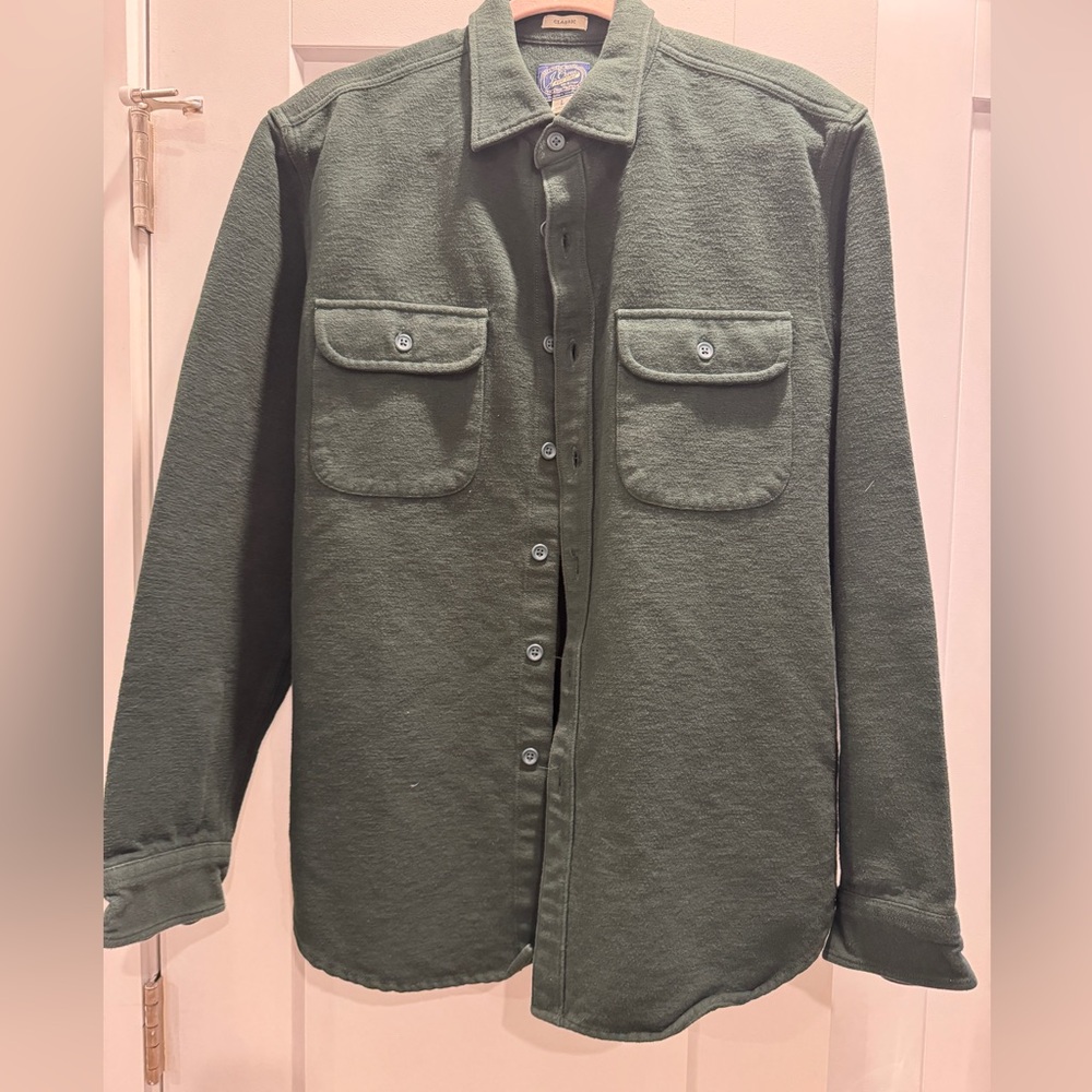 Heavy weight fleece shirt